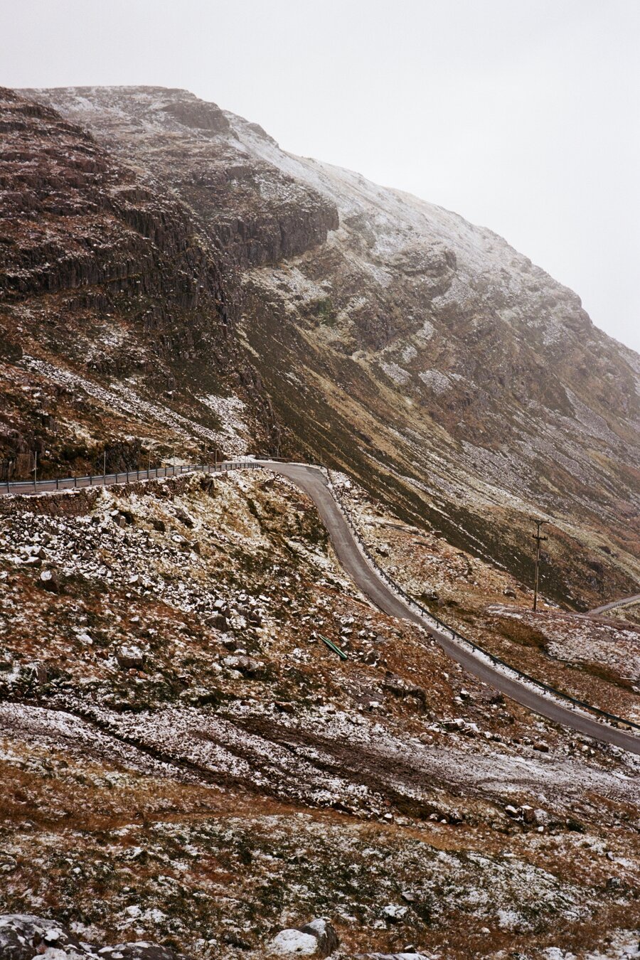 Bealach na Bà in snow